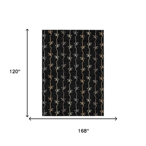 Geometric Southwestern Washable Polyester Area Rug for Indoor Outdoor and High Traffic Spaces