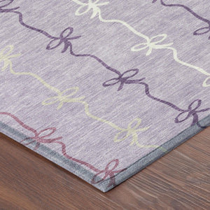 Washable Southwestern Polyester Area Rug for Indoor Outdoor Patio Porch and Living Room Spaces