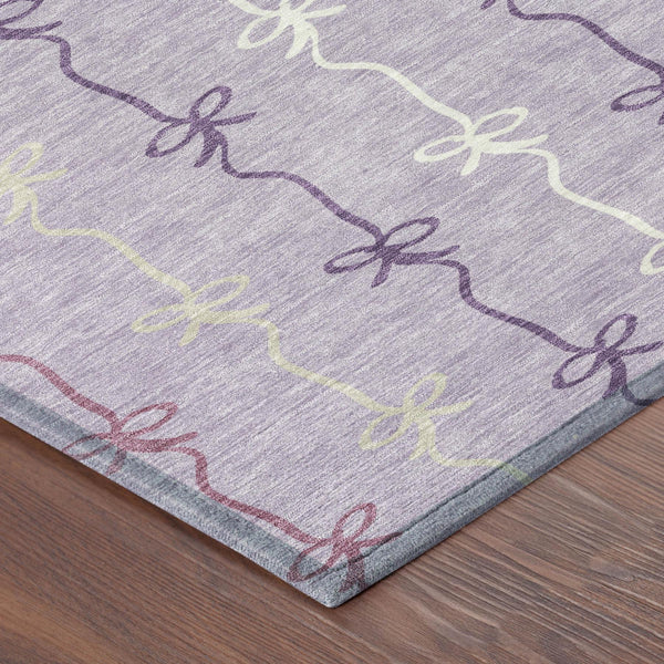 Washable Southwestern Polyester Area Rug for Indoor Outdoor Patio Porch and Living Room Spaces
