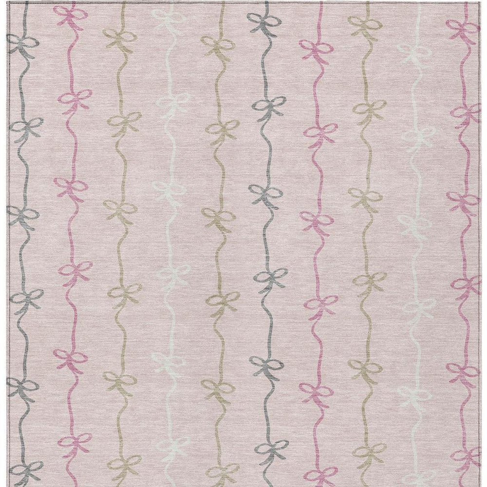HomeRoots Southwestern Geometric Washable Polyester Area Rug Indoor Outdoor for Patio or Living Room 5' x 8' 732454