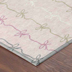 Southwestern Geometric Washable Polyester Area Rug Indoor Outdoor for Patio or Living Room
