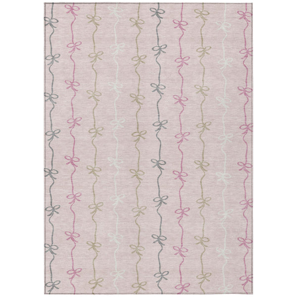 Southwestern Geometric Washable Polyester Area Rug Indoor Outdoor for Patio or Living Room