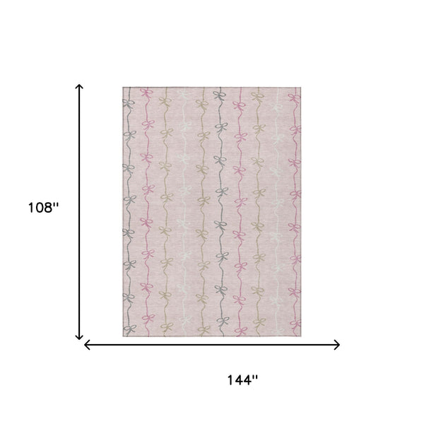 Southwestern Geometric Washable Polyester Area Rug Indoor Outdoor for Patio or Living Room