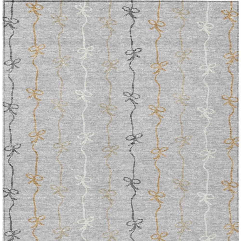 HomeRoots Southwestern Geometric Washable Polyester Area Rug for Indoor Outdoor Patio or Entryway Use 9' x 12' 732463