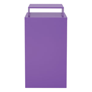 OSP Home Furnishings Metal File Cabinet Purple