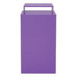 OSP Home Furnishings Metal File Cabinet Purple