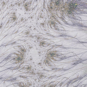 HomeRoots Oriental Washable Polyester Area Rug Lavender Purple Motif for Indoor Outdoor Spaces 5' x 8' 732700