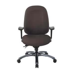 OSP Home Furnishings Multi-function Ergonomic High Back Office Chair with Lumbar Support and Titanium Base High Java 8511-R102