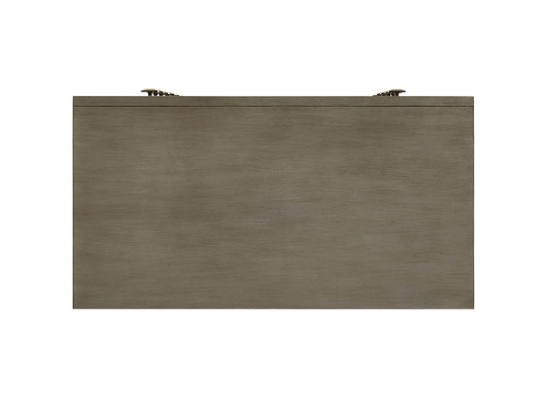 Lexington Remy Drawer Chest: Luxurious Modern Storage With Hand-glazed Platinum Finish And Elegant Design Accents Platinum  732-307