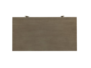 Lexington Divonne Mirrored Nightstand: Luxe Glam Storage With Elegant Silver Accents And Chic Design Elements Platinum  732-621