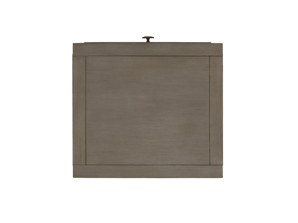 Lexington Margaux Night Table - Chic Modern Luxury With Hand-glazed Platinum Finish And Elegant Storage Solutions Platinum  732-622