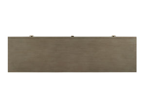 Lexington Provence Luxe Sideboard - Hand-glazed Platinum Finish With Elegant Silver Accents And Storage Solutions Platinum  732-869