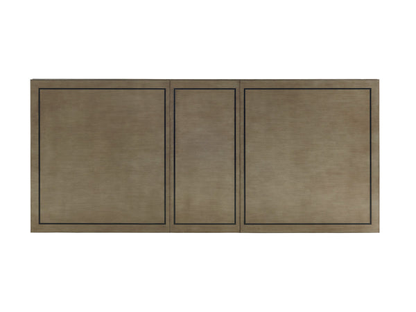 Lexington Chateau Luxurious Rectangular Dining Table With Hand-glazed Finish, Extending To Seat Ten Guests Platinum  732-877