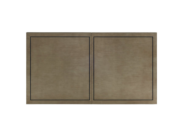 Lexington Chateau Luxurious Rectangular Dining Table With Hand-glazed Finish, Extending To Seat Ten Guests Platinum  732-877