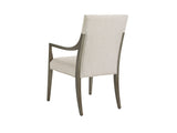 Lexington Saverne Upholstered Dining Chair - Modern Luxe Design With Hand-glazed Finish And Elegant Accents Platinum  732-881-01