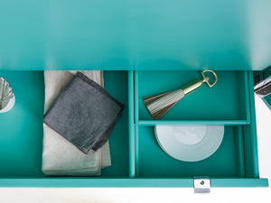 Lexington Cheval Bar Cabinet - Luxurious Platinum Finish With Aquamarine Interior, Led Lighting & Elegant Storage Platinum  732-961c