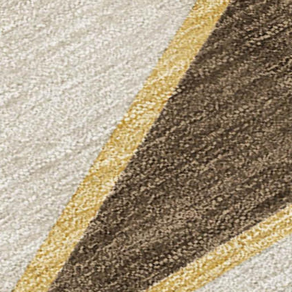 8x10 Geometric Polyester Area Rug Washable Indoor Outdoor Patio and Living Room