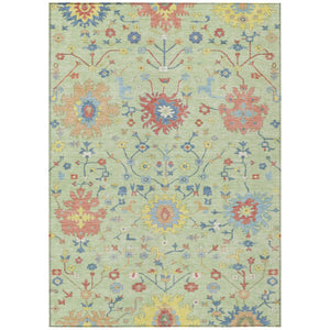 Faux Bois Washable Polyester Indoor Outdoor Area Rug with Felt Back for Patio or Living Room