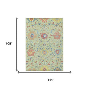 Faux Bois Washable Polyester Indoor Outdoor Area Rug with Felt Back for Patio or Living Room