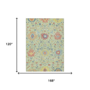 Faux Bois Washable Polyester Indoor Outdoor Area Rug with Felt Back for Patio or Living Room
