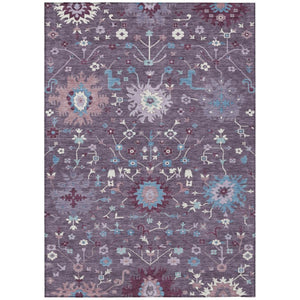 Faux Bois Wood Grain Washable Polyester Area Rug for Indoor Outdoor Patio High Traffic Use