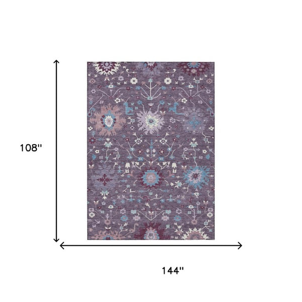 Faux Bois Wood Grain Washable Polyester Area Rug for Indoor Outdoor Patio High Traffic Use