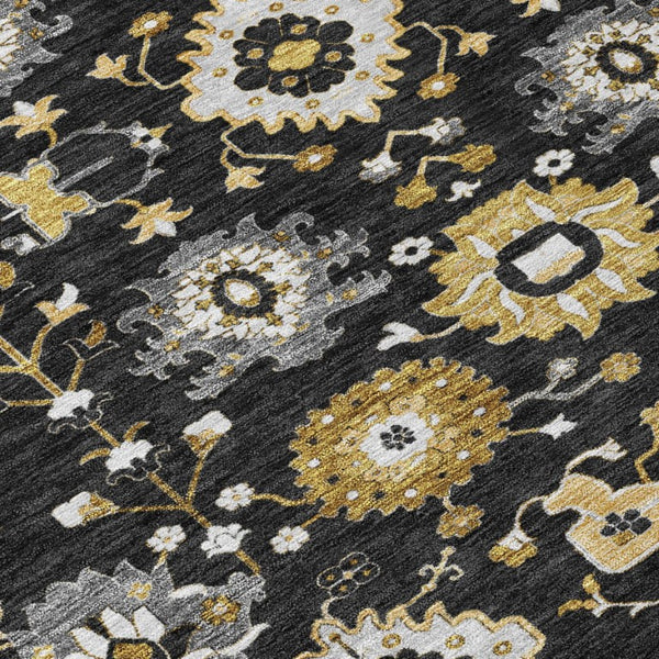 10x14 Geometric Polyester Area Rug Washable Indoor Outdoor Patio Entryway Large