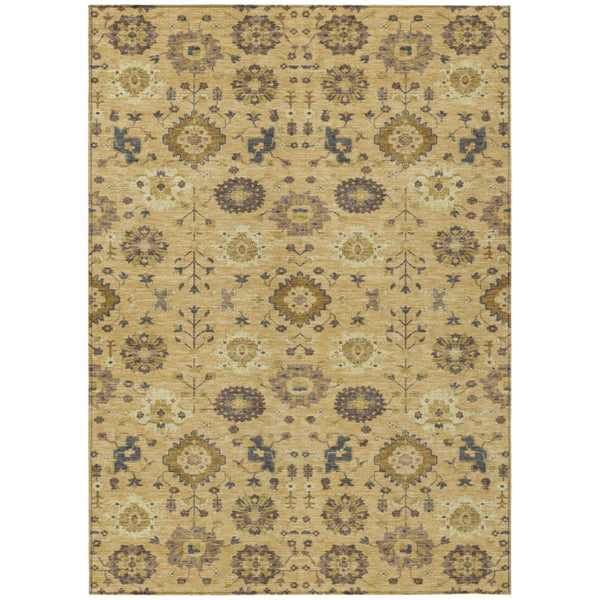 10 X 14 Washable Geometric Area Rug Polyester Weave for Patios and Living Rooms