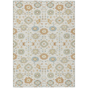 8 Ft X 10 Ft Geometric Polyester Area Rug Washable Indoor Outdoor Living Room