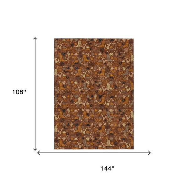 Stars Pattern Washable Polyester Area Rug for Indoor Outdoor Patios and Living Spaces Decor