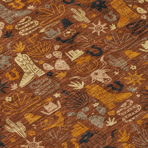 Stars Pattern Washable Polyester Area Rug for Indoor Outdoor Patios and Living Spaces Decor