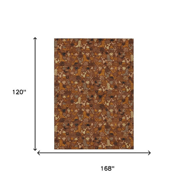 Stars Pattern Washable Polyester Area Rug for Indoor Outdoor Patios and Living Spaces Decor