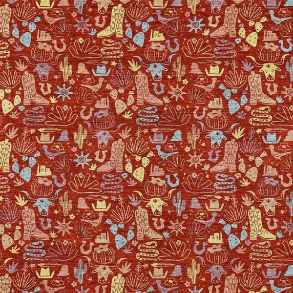 HomeRoots Star Pattern Washable Polyester Area Rug for Indoor Outdoor High Traffic Living Spaces 10' x 14' 733374