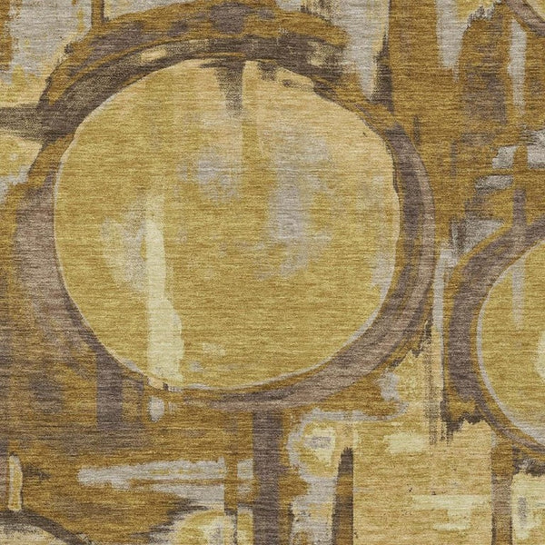 Washable Abstract Polyester Area Rug for Stylish Indoor Outdoor Living Spaces in Any Room