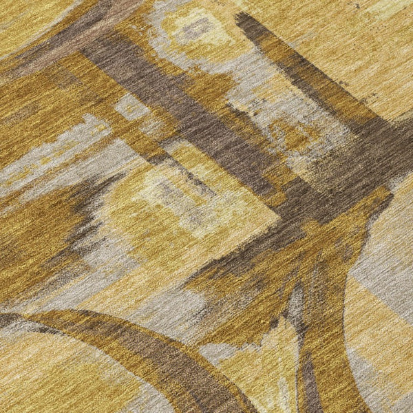 Washable Abstract Polyester Area Rug for Stylish Indoor Outdoor Living Spaces in Any Room