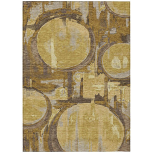 Washable Abstract Polyester Area Rug for Stylish Indoor Outdoor Living Spaces in Any Room