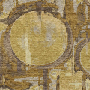 Washable Abstract Polyester Area Rug for Stylish Indoor Outdoor Living Spaces in Any Room