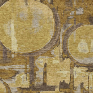 HomeRoots Washable Abstract Polyester Area Rug for Stylish Indoor Outdoor Living Spaces in Any Room 10' x 14' 733473