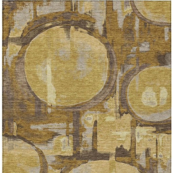 Washable Abstract Polyester Area Rug for Stylish Indoor Outdoor Living Spaces in Any Room