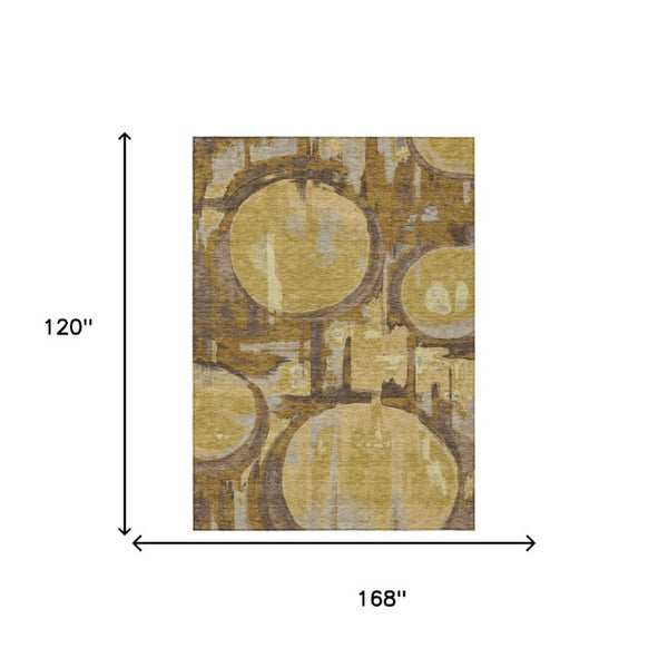 Washable Abstract Polyester Area Rug for Stylish Indoor Outdoor Living Spaces in Any Room