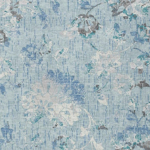 HomeRoots Floral Polyester Area Rug Machine Washable Indoor Outdoor Stain Resistant Patio Decor 10' x 14' 733521