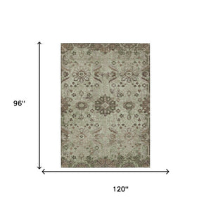 Damask Polyester Area Rug Washable Indoor Outdoor for Patio Entryway and Living Room