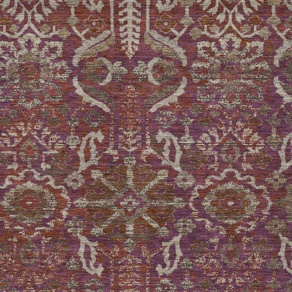 Damask Washable Indoor Outdoor Area Rug Stain Resistant Polyester Patio Entryway Decor