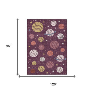 Floral Polyester Area Rug Washable Indoor Outdoor Low Pile Stain Resistant Patio Living Room