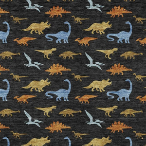 HomeRoots Geometric Polyester Area Rug Machine Washable Indoor Outdoor Low Pile for Patio or Entryway 10' x 14' 733775