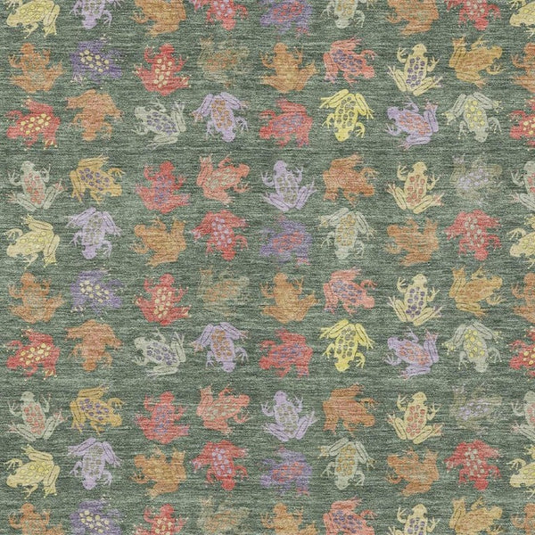 HomeRoots 8 Ft X 10 Ft Washable Geometric Polyester Area Rug for Indoor Outdoor Living 733821