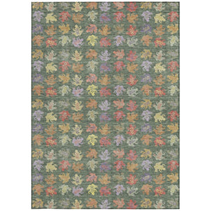 8 Ft X 10 Ft Washable Geometric Polyester Area Rug for Indoor Outdoor Living