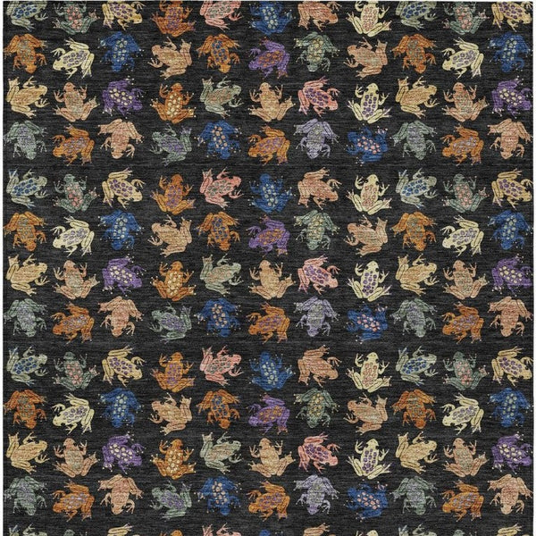 8 X 10 Geometric Washable Polyester Area Rug for Indoor Outdoor Spaces