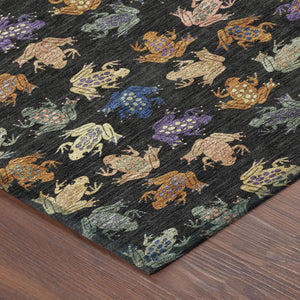 8 X 10 Geometric Washable Polyester Area Rug for Indoor Outdoor Spaces
