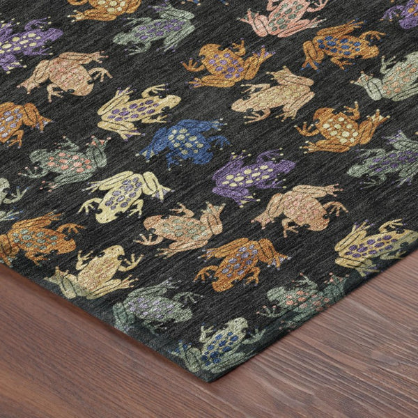 8 X 10 Geometric Washable Polyester Area Rug for Indoor Outdoor Spaces